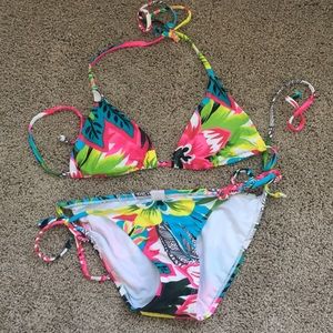 Bright colorful bikini